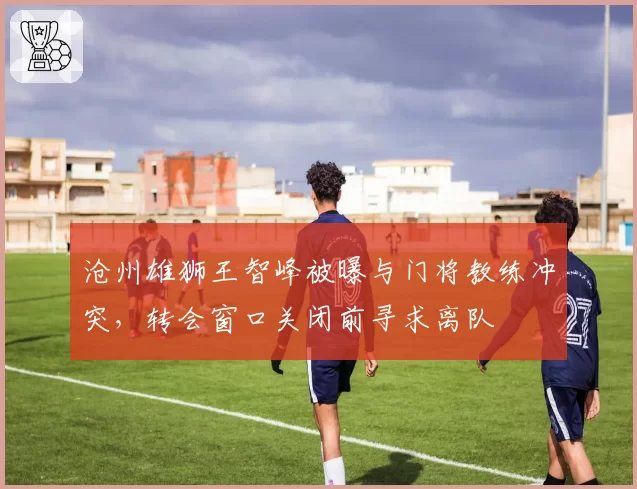 沧州雄狮王智峰被曝与门将教练冲突，转会窗口关闭前寻求离队
